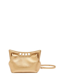 Mini sac The Peak en cuir - New Gold