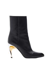 Bottines Armadillo 95 en cuir - Black Silver Gold
