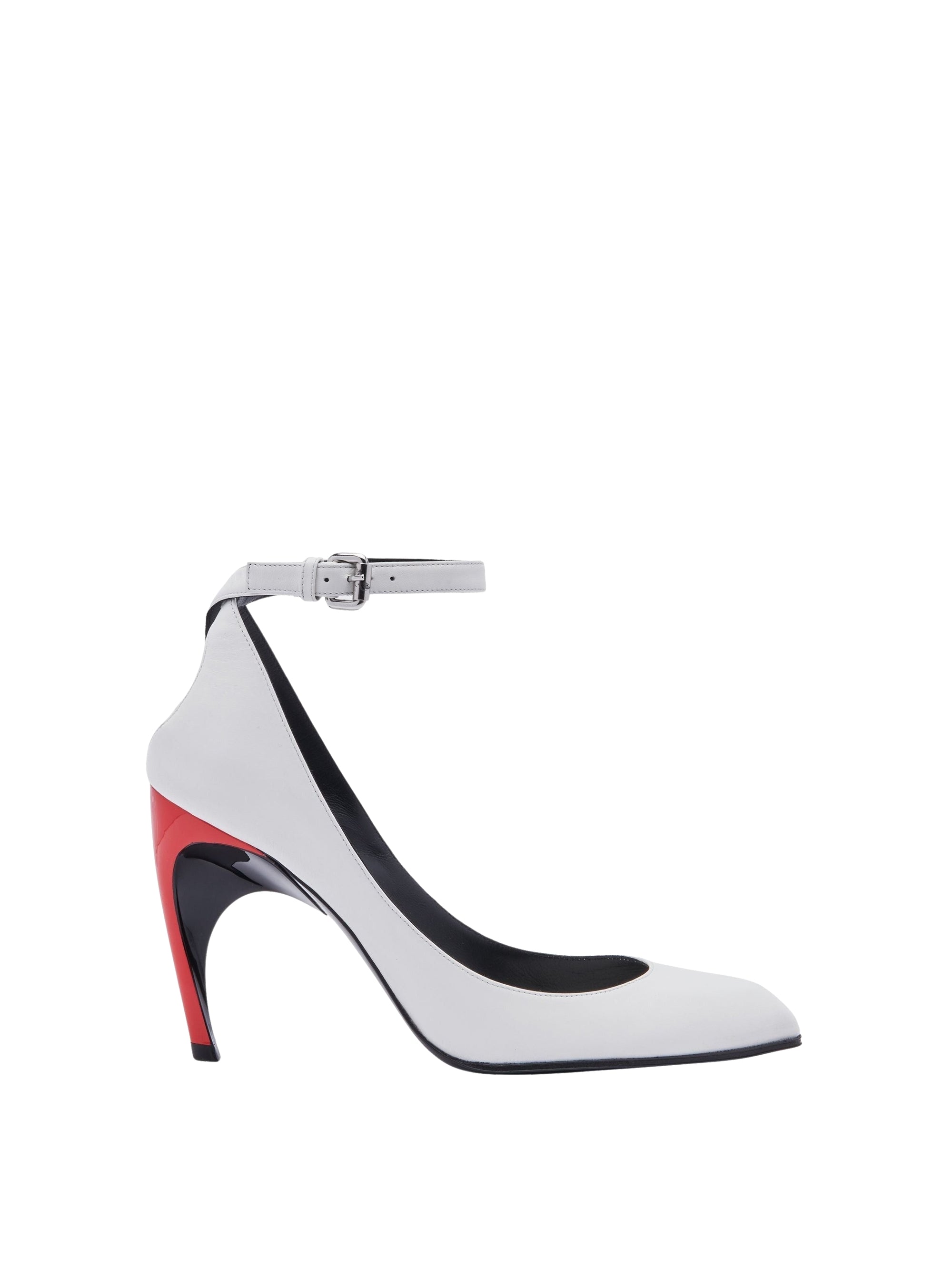 95 leather strappy heels - Nivo Black Lust Red