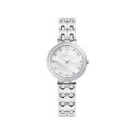 Montre Moorea en acier sertie de diamants 29 mm - Nacre