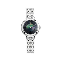 Montre Moorea en acier 29 mm - Noir & centre nacré