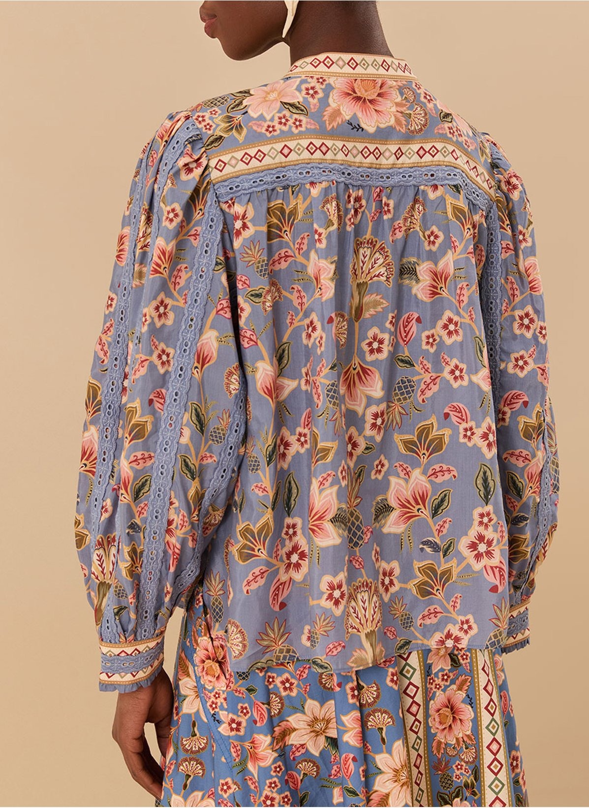 DJV_Superbloom Blue Chemises & Blouses - Superbloom Blue