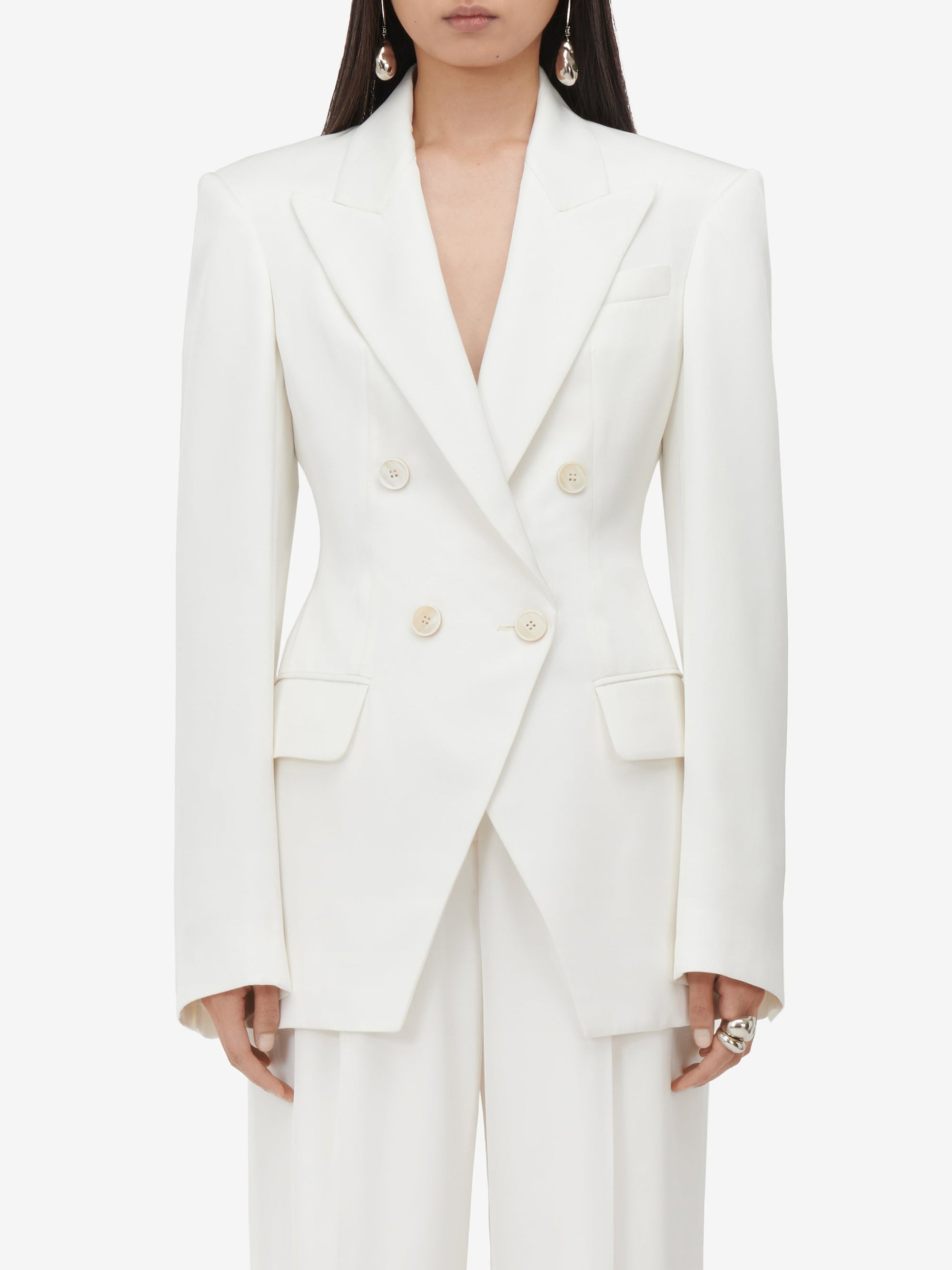 Blazer à double boutonnage - Ivory