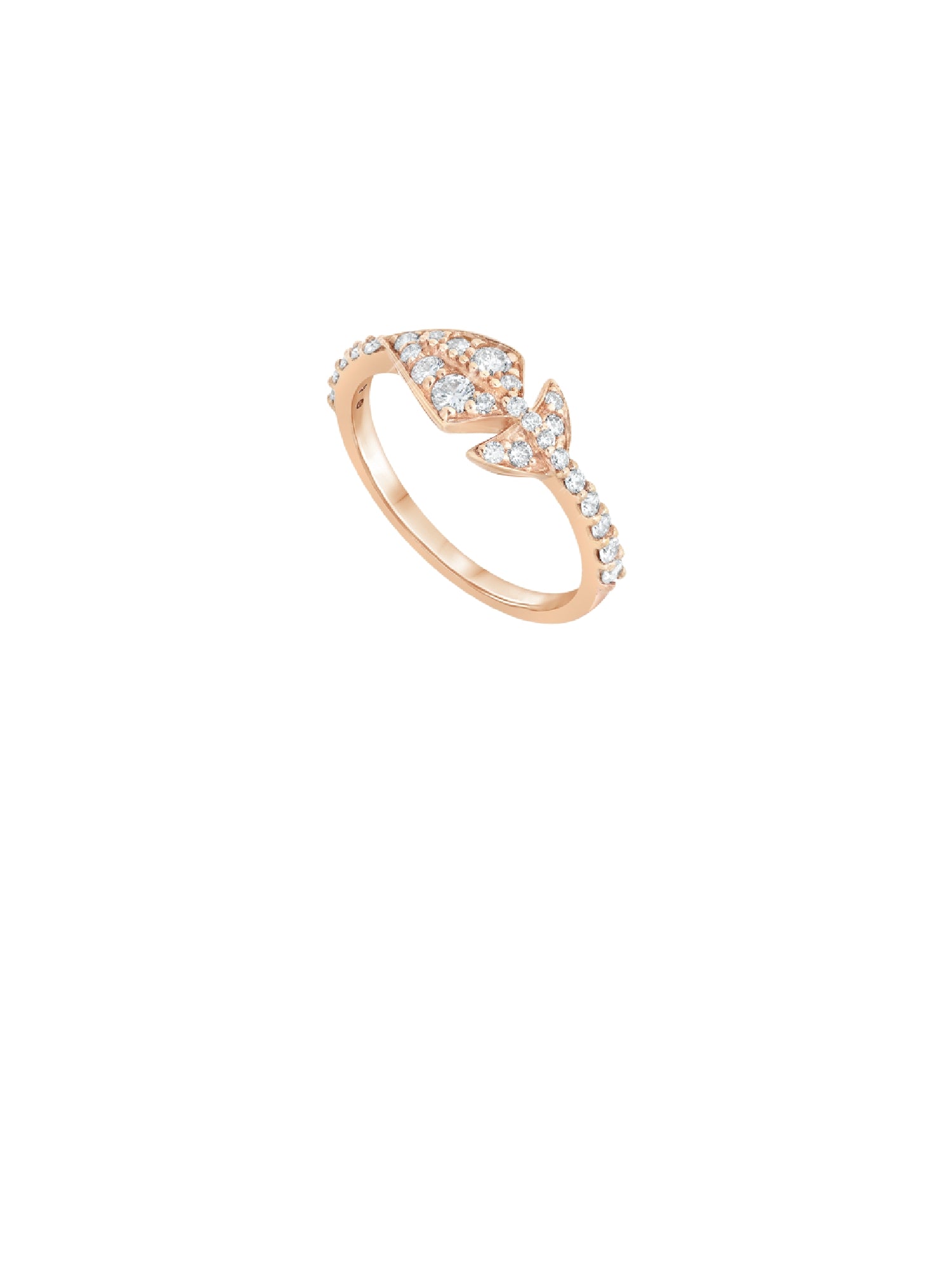 1qty NEW / Or rose 18 ct Bague Comme une Plume en or rose 18 carats // RECO : 495€