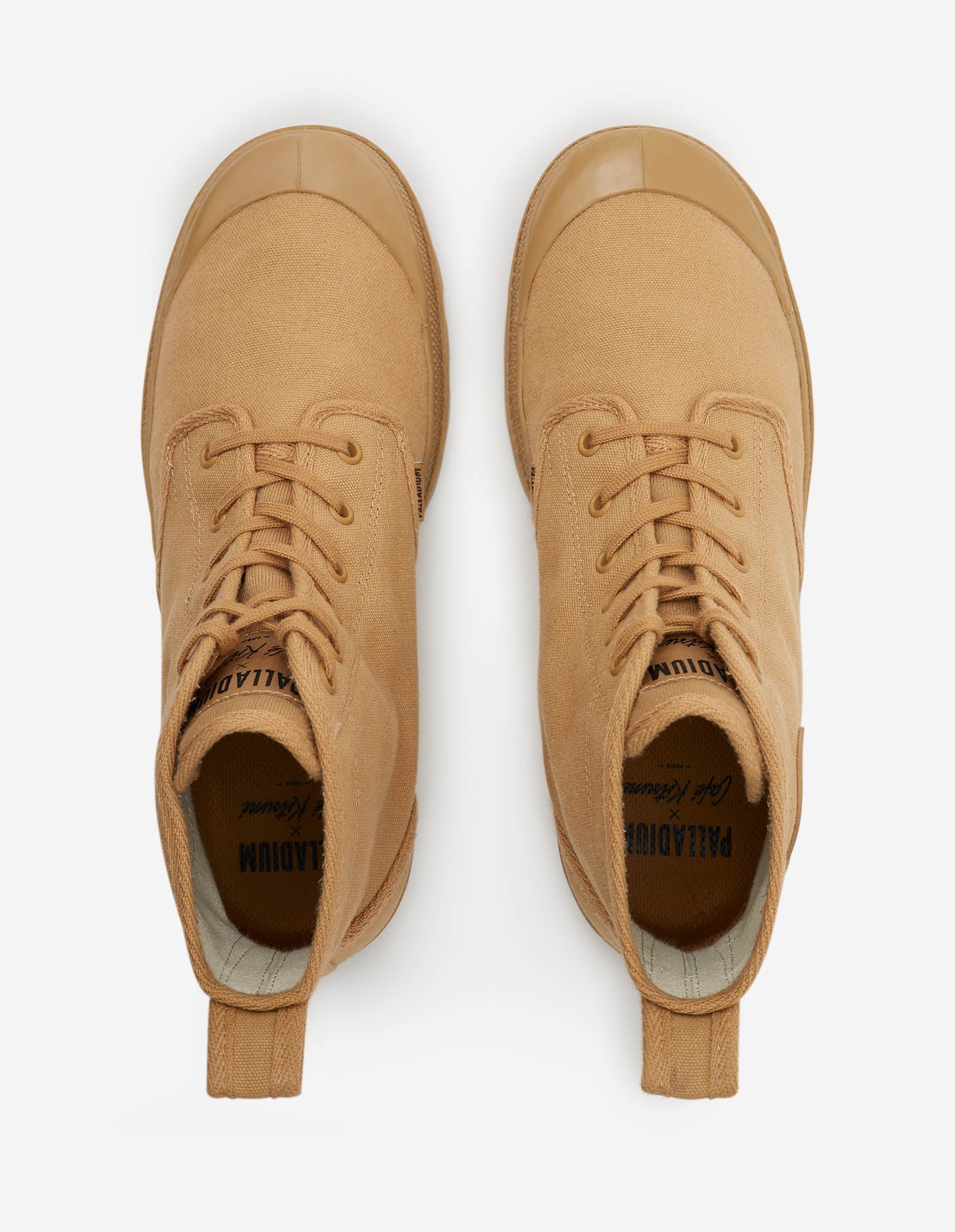 Maison Kitsuné x Plbrousse high-top sneakers - Iced Coffee