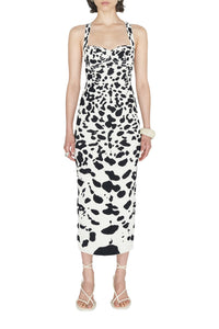 Orchid Dress - Black & Ivory