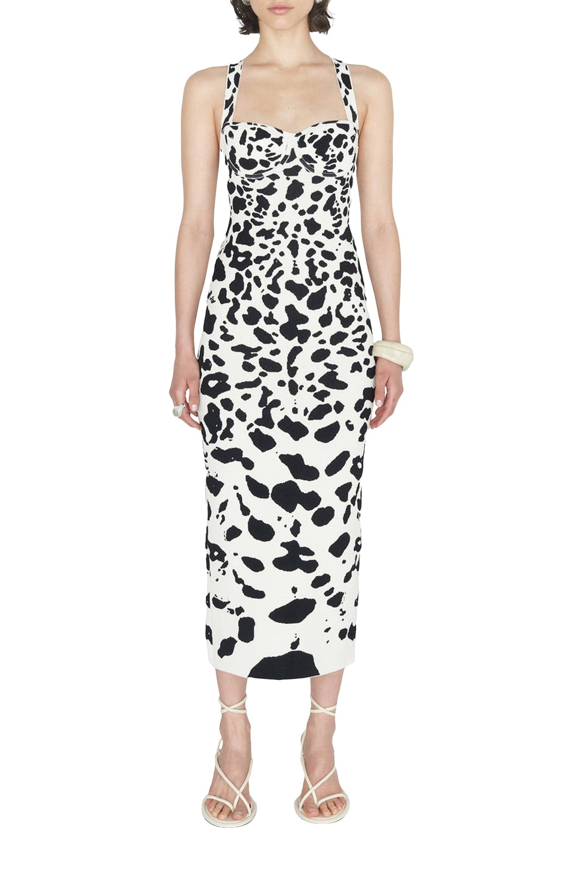 Orchid Dress - Black & Ivory