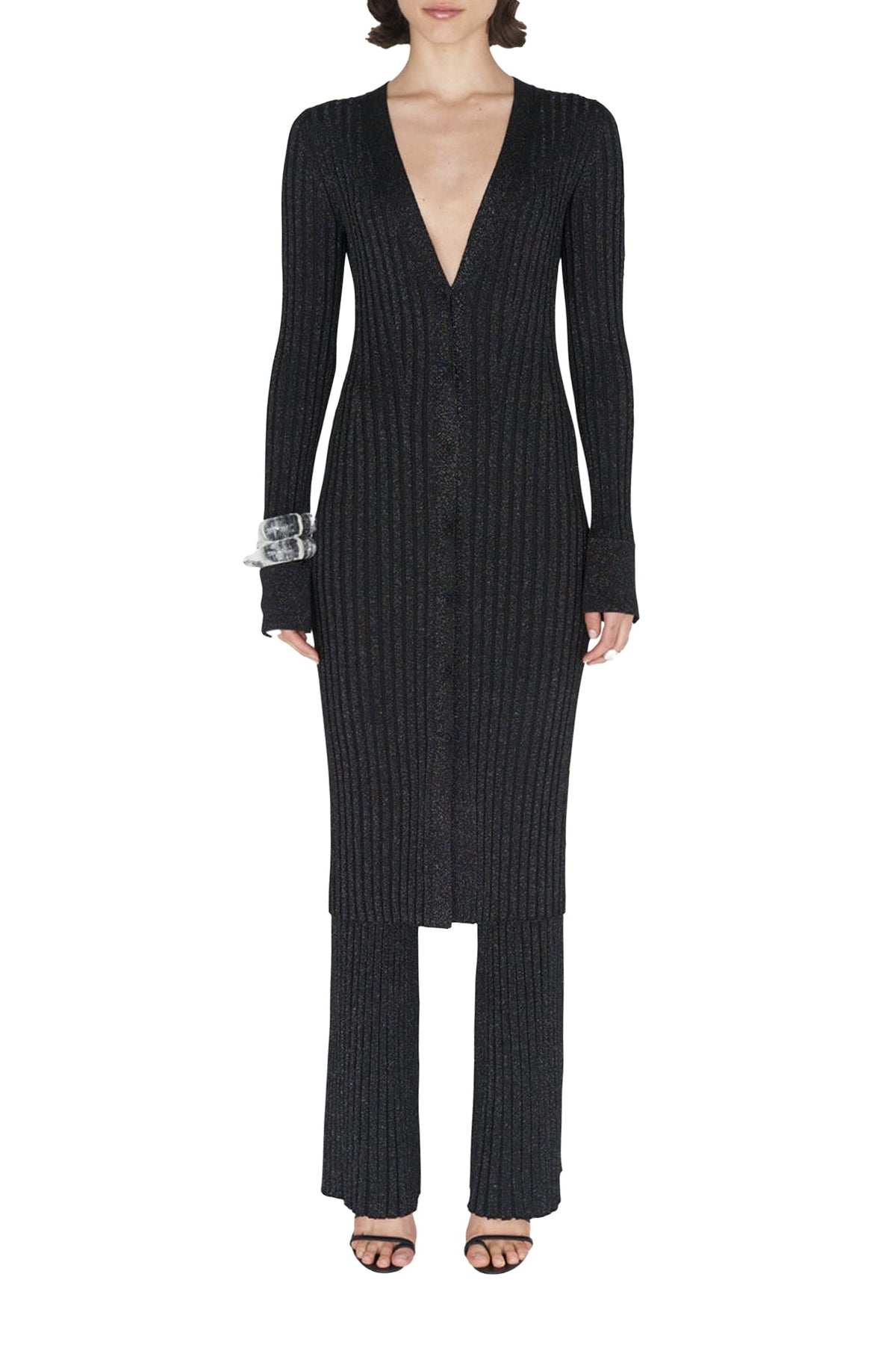 Metallic Rhea Dress - Black