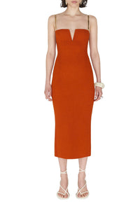 Galvanized Ophelia Dress - Arancio