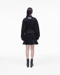 Veste cannelée en denim - Black