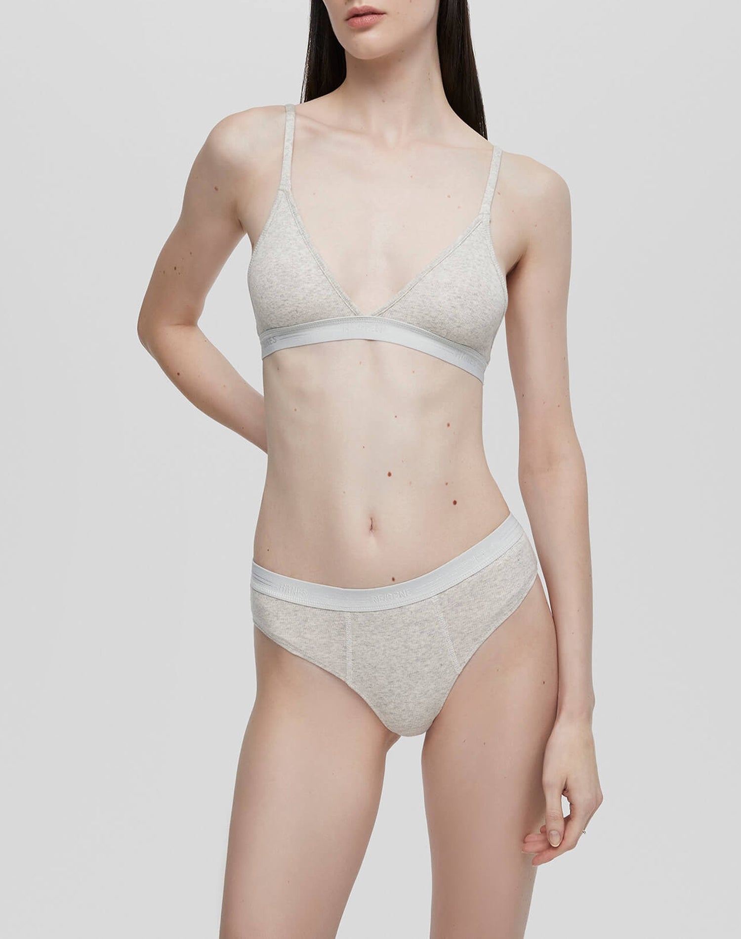 Culotte côtelé - Heather Grey
