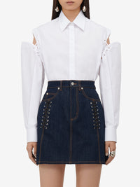 Chemise à lacets - Optical White