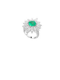 1qty NEW / Or blanc 18 ct Bague en or blanc 18 carats // RECO : 1271€