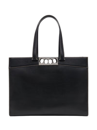 Sac cabas The Grip en cuir - Black