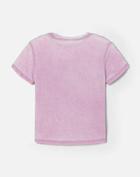 Burnout Lucky You T-shirt - Electric Lilac