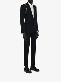 Blazer à double boutonnage en laine - Black