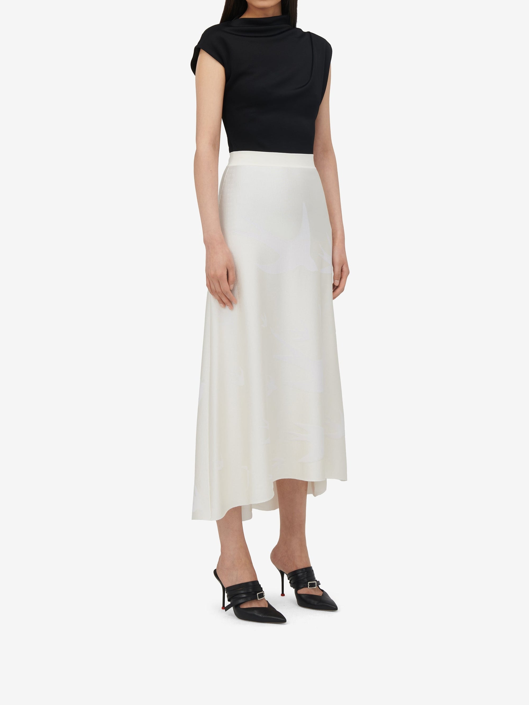Blouse sans manches asymétrique - Black