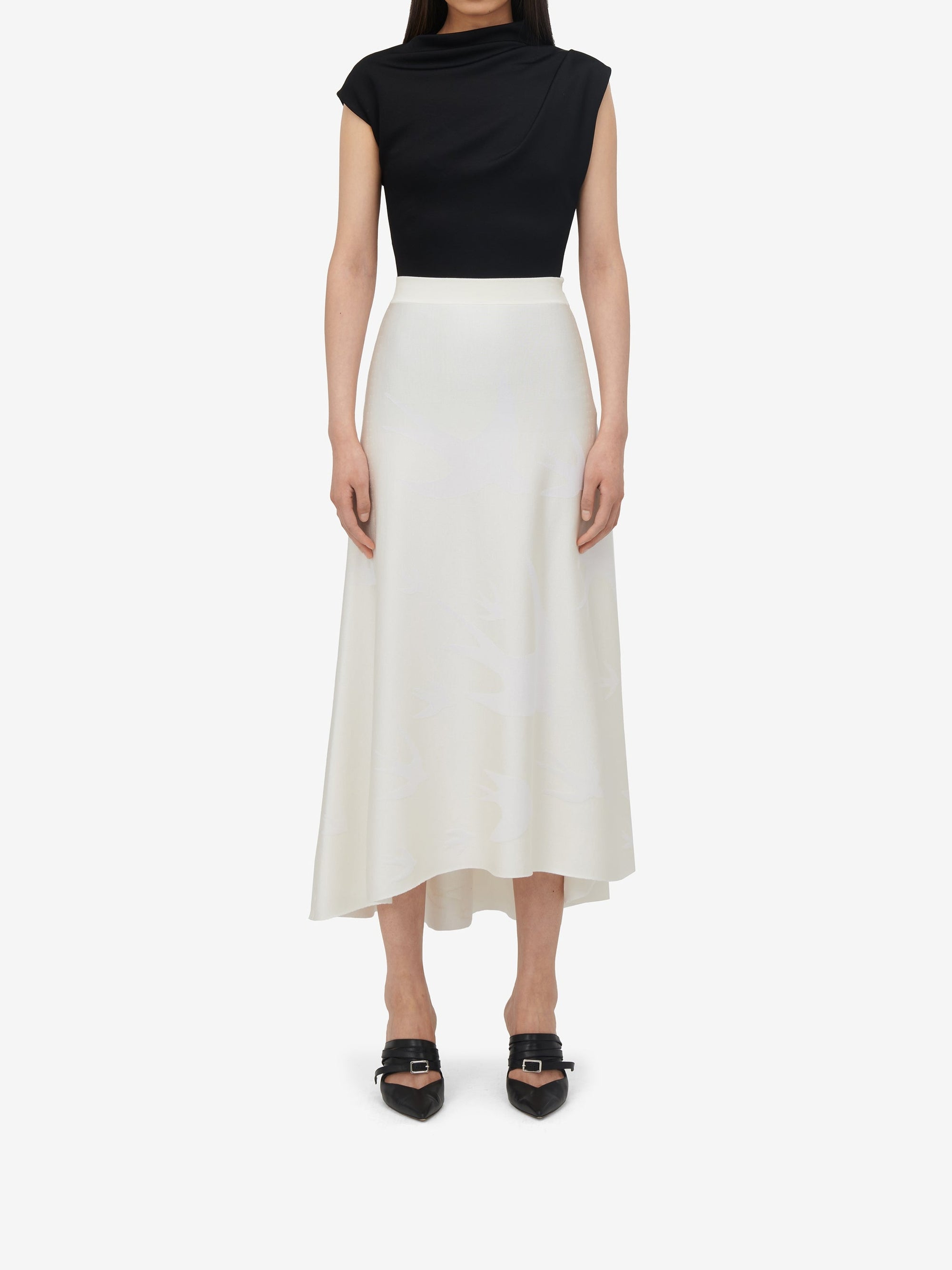 Blouse sans manches asymétrique - Black