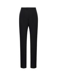 Pantalon avec poches en laine - Black