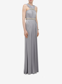 Robe avec broderie - Silver Grey