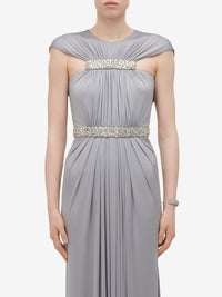 Robe avec broderie - Silver Grey