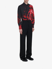 Chemise à imprimé - Black Red