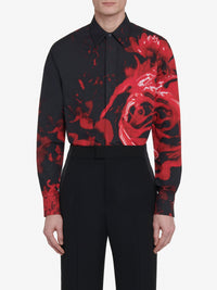 Chemise à imprimé - Black Red