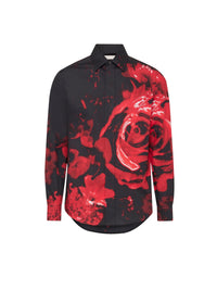 Chemise à imprimé - Black Red