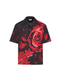 Chemise à imprimé - Black Red