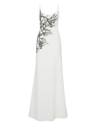 Robe avec broderie - Light Ivory