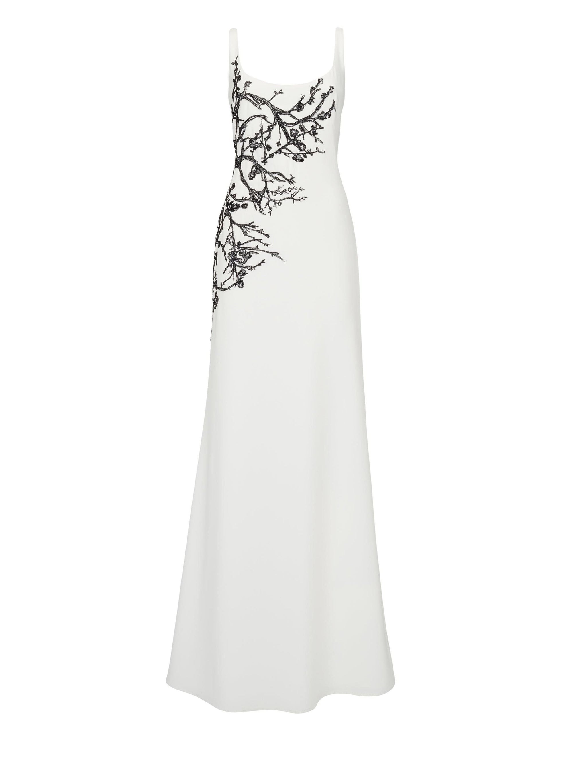 Robe avec broderie - Light Ivory