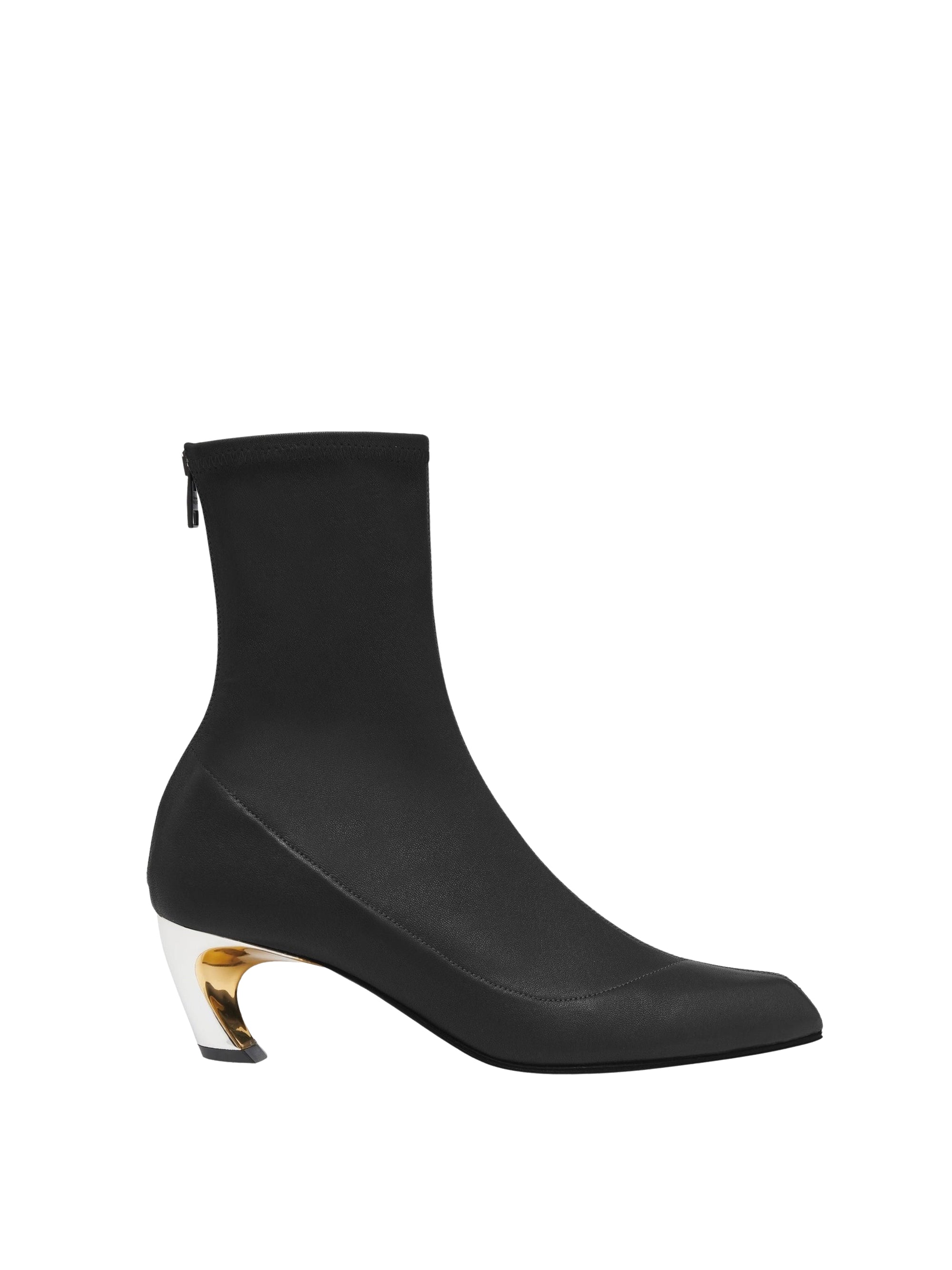 Bottines Armadillo 55 en cuir - Black Silver Gold