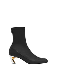 Bottines Armadillo 55 en cuir - Black Silver Gold