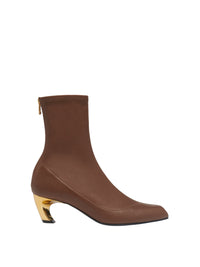 Bottines Armadillo 55 en cuir - Walnut Gold