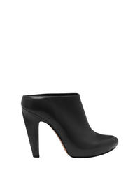 Mules à plateforme 120 en cuir - Black