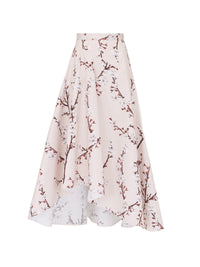 Jupe midi asymétrique - Ice Pink