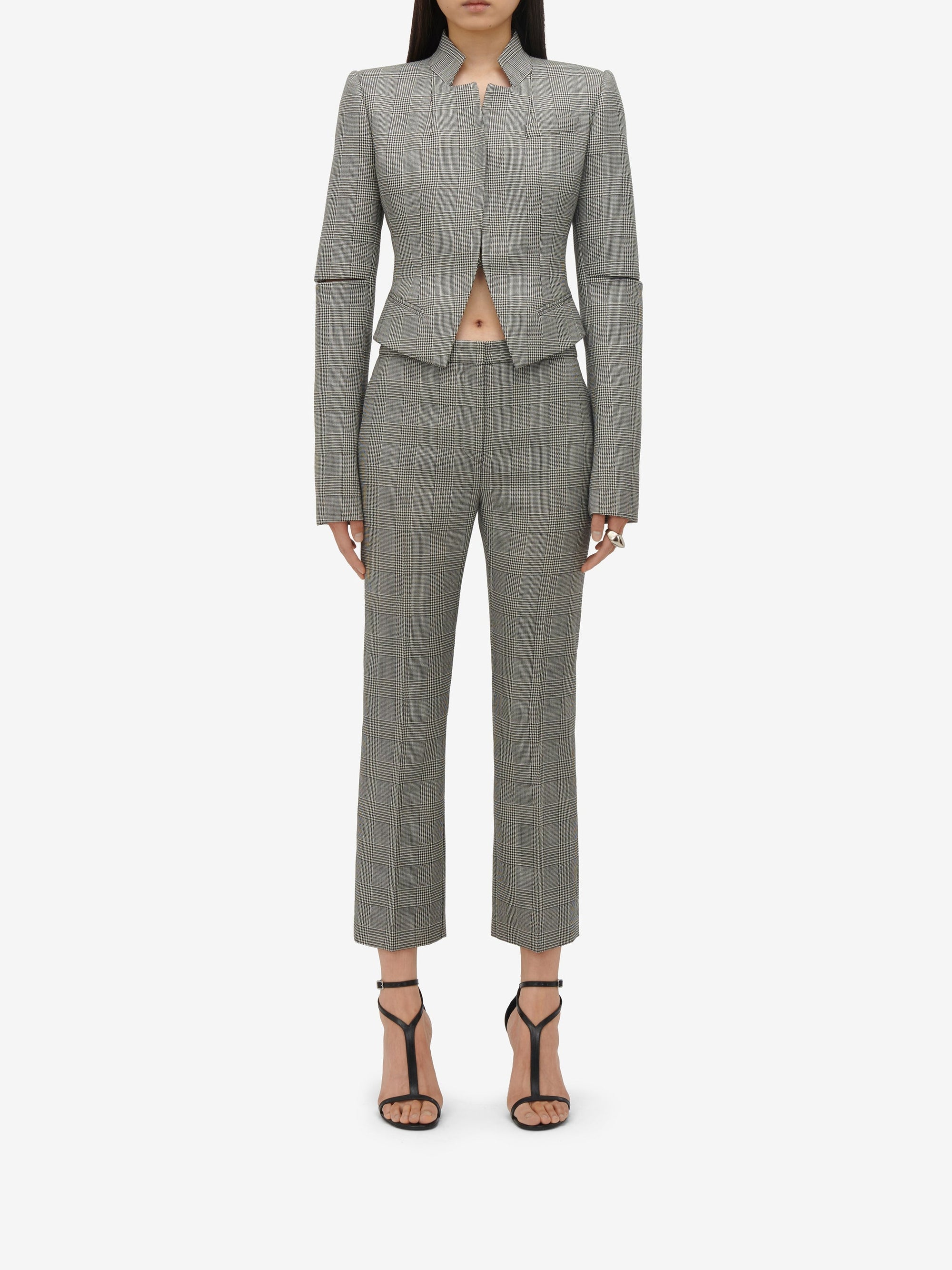 Pantalon slim en laine - Black Ivory