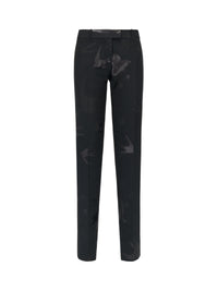 Pantalon slim taille basse - Black