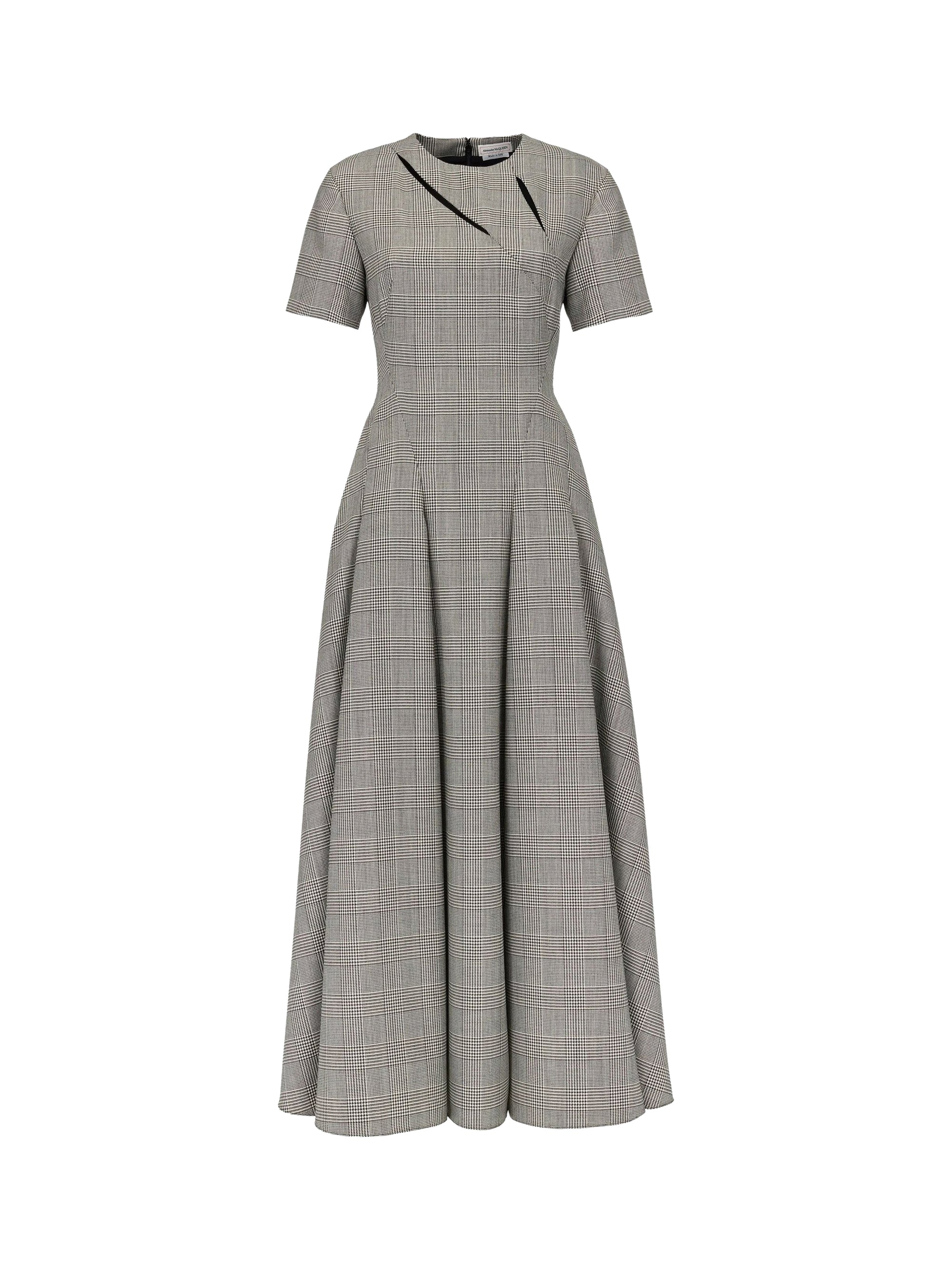 Robe midi fendue en laine - Black Ivory
