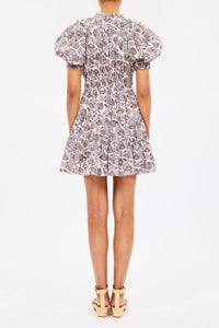 Robe mini Soffia à manches courtes - Meadow