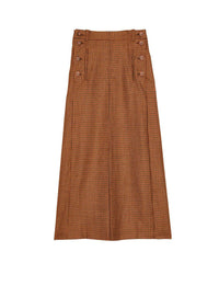 4qty RELIQUAT 90€ 0%  / Jupe évasée Yona en laine - Multicolor