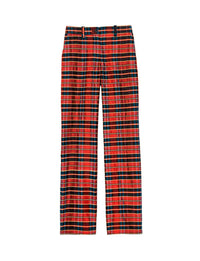 6qty RELIQUAT 75€ 0%  / Pantalon droit Francisco en soie - Red Multicolor