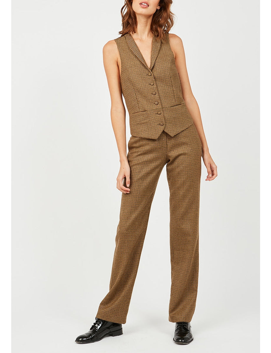 11qty RELIQUAT 75€ 15,4%  / Pantalon droit Francisco en laine - Multicolor