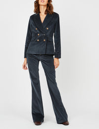 1qty RELIQUAT 90€ 100%  / Pantalon flare Charlotte - Blue Denim