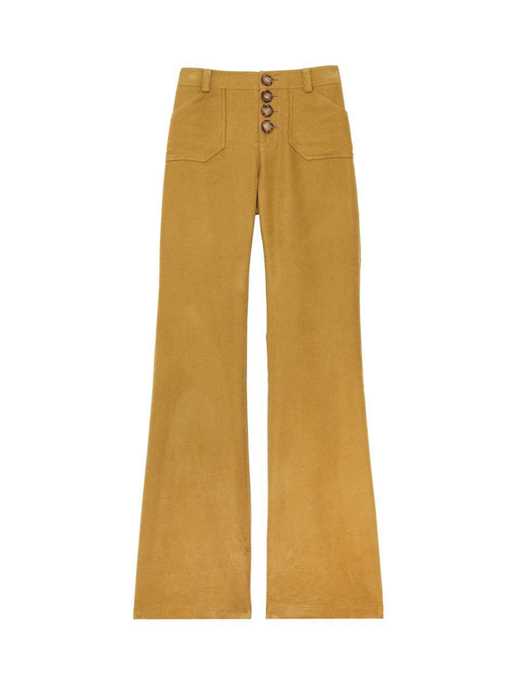 1qty RELIQUAT 75€ 0%  / Pantalon flare Charlotte - Khaki