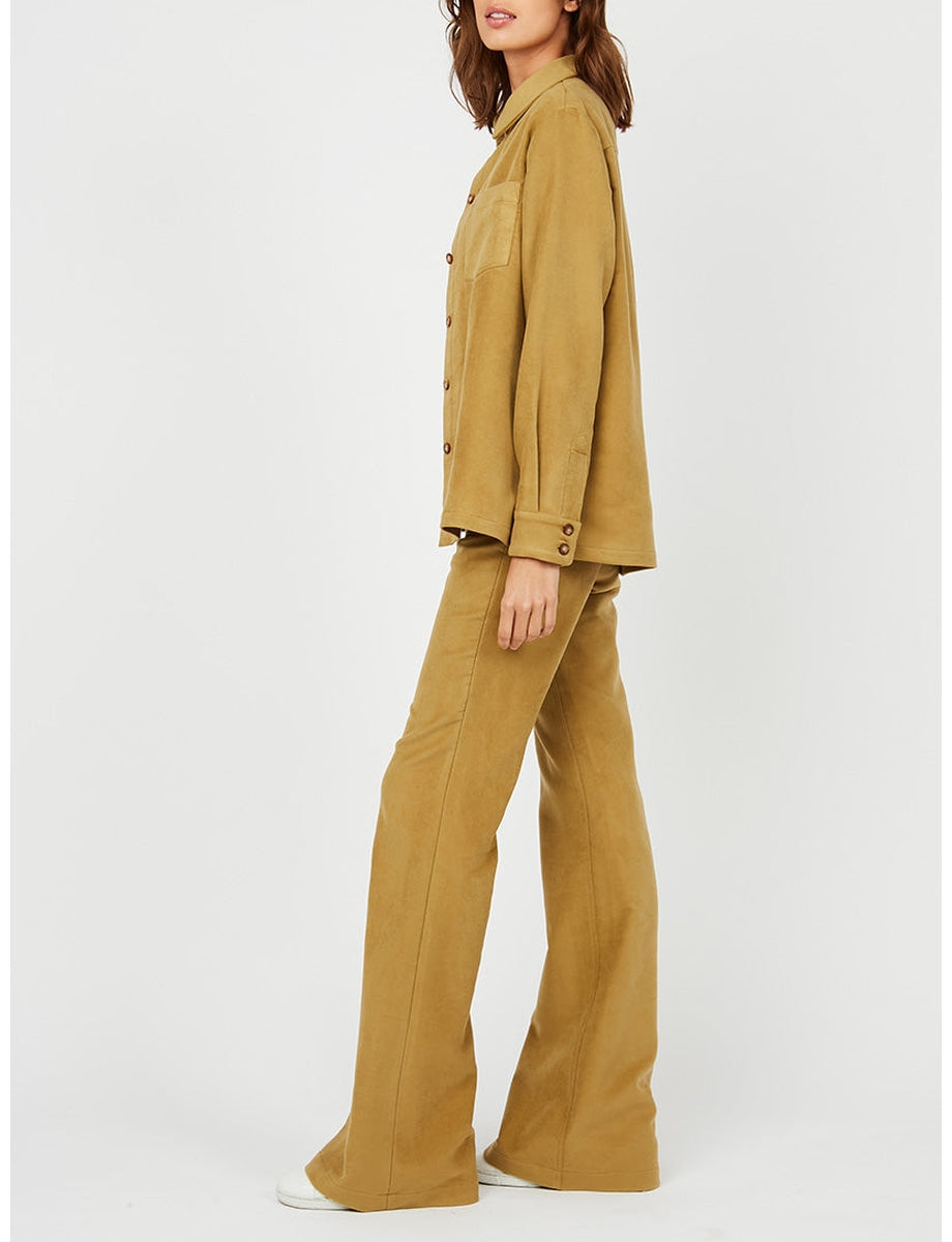 1qty RELIQUAT 75€ 0%  / Pantalon flare Charlotte - Khaki