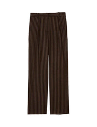1qty RELIQUAT 75€ 100%  / Pantalon Hector à pinces - Brown Multicolor