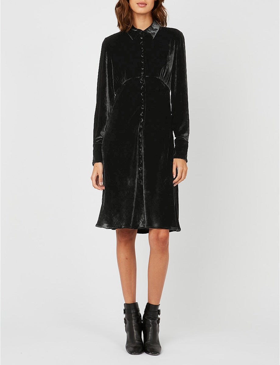3qty RELIQUAT 170€ 0%  / Robe Thais mi-longue - Black
