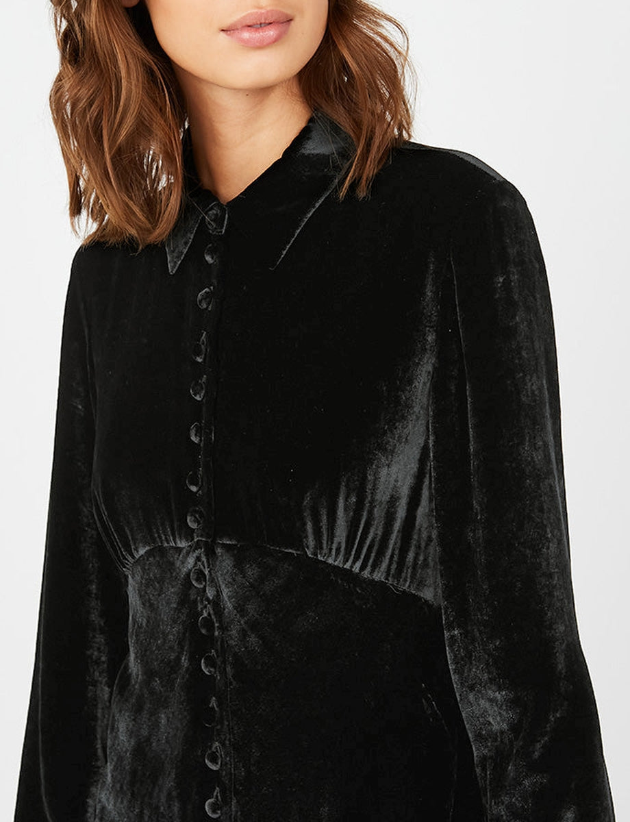 3qty RELIQUAT 170€ 0%  / Robe Thais mi-longue - Black