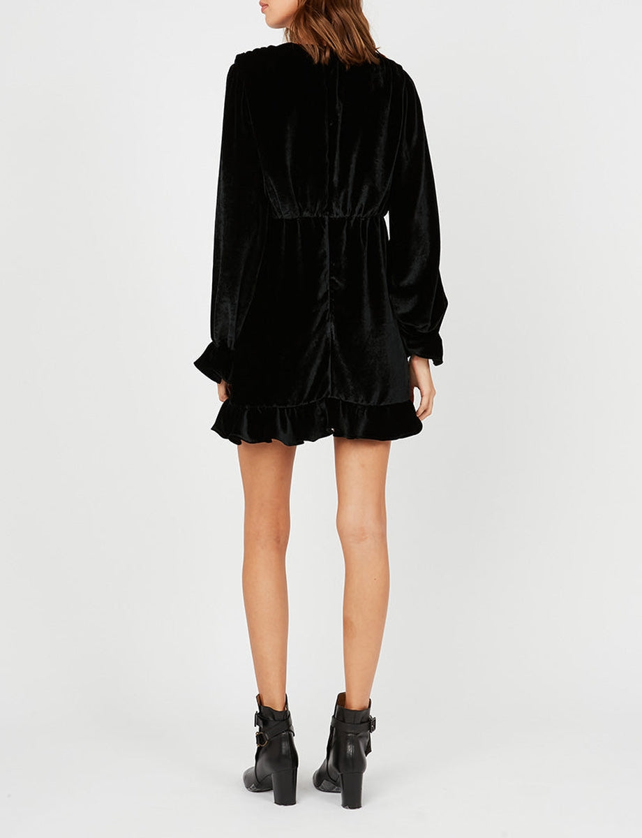 1qty RELIQUAT 170€ 0%  / Robe Louisa courte ajustée - Black